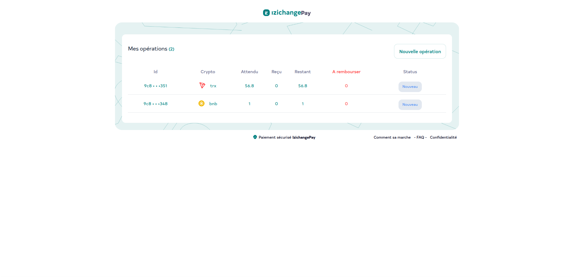 image du dashboard pos